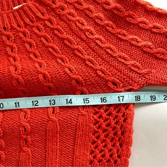 Anthropologie Guinevere Purl Wise Alpaca Wool Blend Balloon Sleeve Sweater Sz SM - Picture 9 of 9